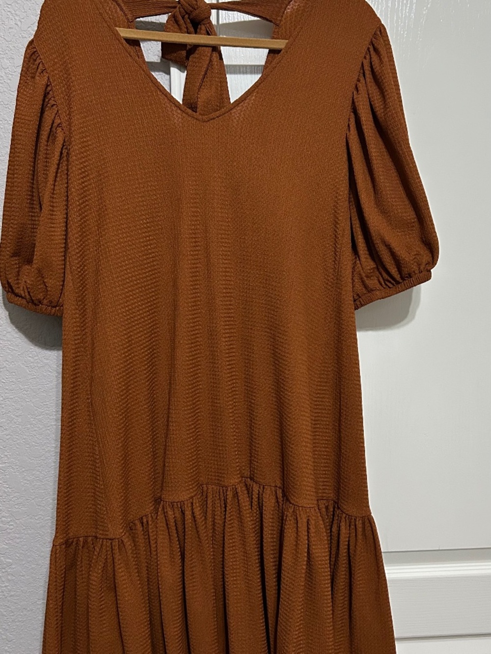 Gibson Latimer Burnt Orange Dress